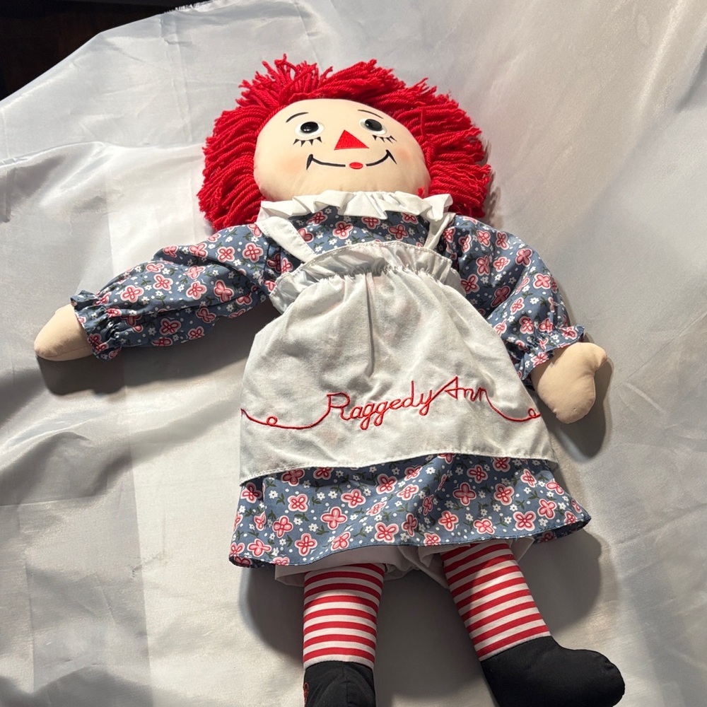 Raggedy Ann and Andy Dolls with Red Hair 80th and 85th birthday 25 inches tall - Picture 9 of 16